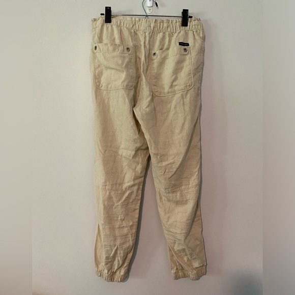 Social standard by sanctuary linen blend joggers size M drawstring waist - Picture 2 of 4
